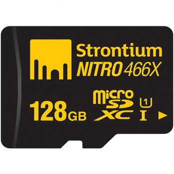 Strontium Nitro - Tarjeta de Memoria microSD con 128 GB, Negro