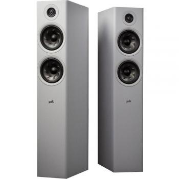 Polk Audio Reserve R600 Altavoces de Suelo, Color Blanco, Potencia de 200W RMS, Pareja (2 Unidades)