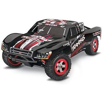 Traxxas MIKEJENKINS Slash 4X4 #47 RTR 1/16 4WD + cargador de 12 V + batería corta de carreras cepillada