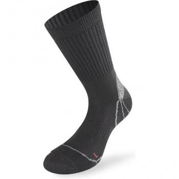 Lenz Trekking 1.0 Functional Outdoor Socks - Black - Unisex Sizes 35-38