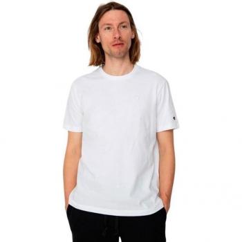 Camiseta de Manga Corta Champion Crewneck para Hombre en Color Blanco