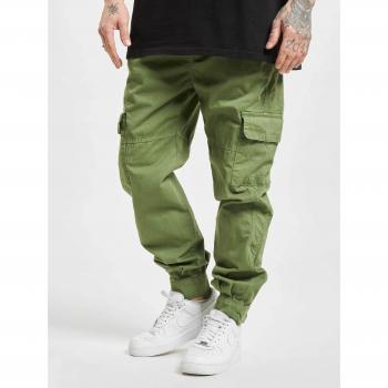 Urban Classics Men's Military Jogg Pants - Olive Green, 5XL