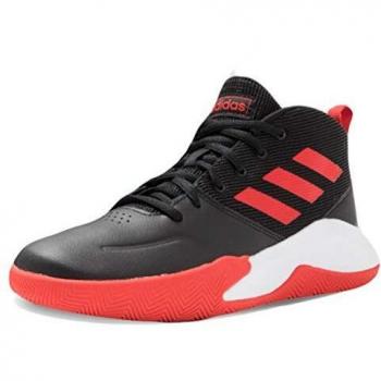 adidas Ownthegame K Wide, Zapatillas de Baloncesto, Noir Rouge Blanc, 39 1/3 EU