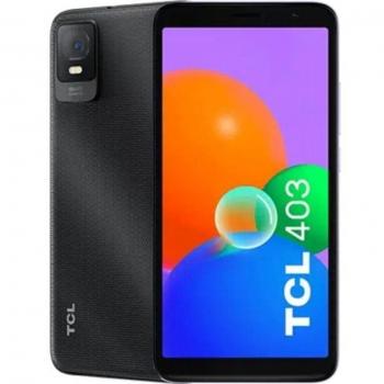 Smartphone TCL 403 Prime Black 6 FW+ IPS LCD MT6761 QuadCore 2GB RAM 32GB Storage 8MP Rear/5MP Front Camera Android 12 Go Edition Dual SIM MicroUSB 3000mAh Battery