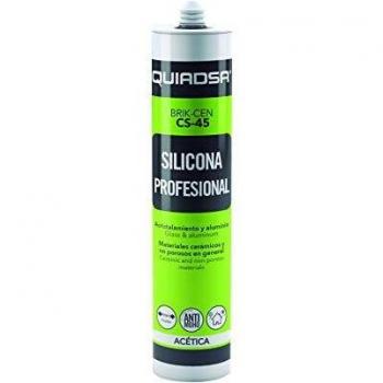 QUIADSA 52500598 Sellador de Silicona Acética, 300 ml