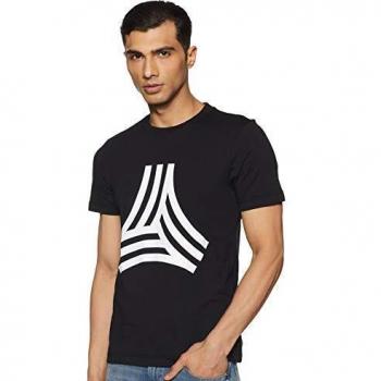 adidas Tan Gr Cotton tee 1A Graphic, Hombre, Negro