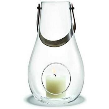 Holmegaard DWL - Farol de Cristal Transparente