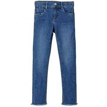 NAME IT Nkfpolly Dnmteja 2324 Ancle Pant Noos Jeans, Denim Azul Medio, 110 para Niñas