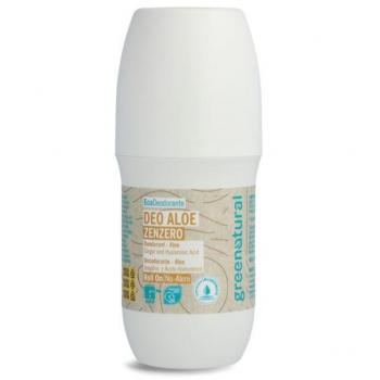 Greenatural Ginger Mineral Deodorant Roll-On with Hyaluronic Acid 75 ml