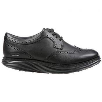 MBT Boston WT W, Zapatos de Cordones Brogue Mujer, Negro