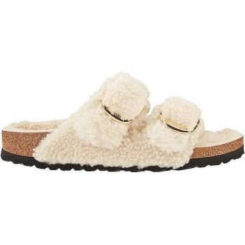 Birkenstock Arizona Big Buckle Cream Women's Sliders Size 7 US
