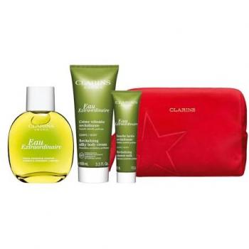 Clarins Eau Extraordinaire Aromatic Treatment Gift Set - 100ml Fragrance + 30ml Shower Gel + 100ml Body Cream