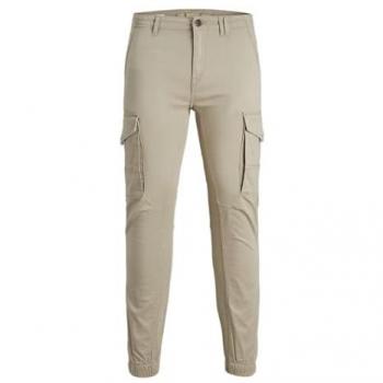 Jack & Jones Paul Flake Men's Beige Slim Tapered Cargo Pants