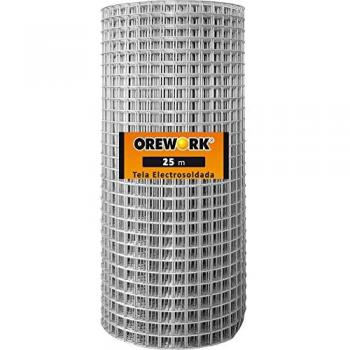 Malla Soldada Galvanizada de Alta Resistencia para Vallado - 12x12 mm, Ø 1,4 mm, Rollo de 25 m