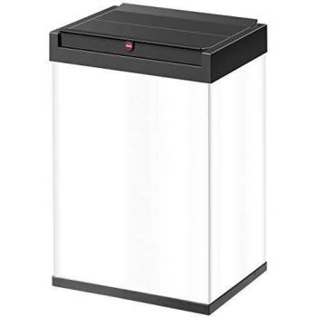 Hailo Cubo de Basura L 35L Blanco Basurero Papelera Tacho Desperdicio Residuos