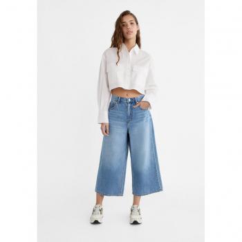 Stradivarius Loose Culotte Jeans in Denim 12 and Denim 16
