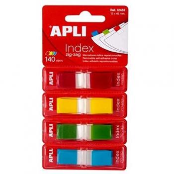 APLI 12483 - Índices adhesivos zig-zag