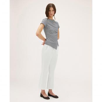 Motivi - Pantalones Kick Flare Liso con bolsillo americano