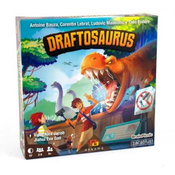 Draftosaurus Juego de Mesa Familiar 20x5x20 cm