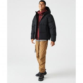 Chaqueta Acolchada de Plumón Lacoste BH3522 para Hombre en Color Negro