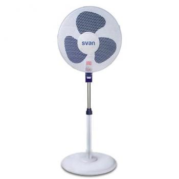 Ventilador de Pie Svan SVP401600OBA 40W Blanco con 3 Aspas y 3 Velocidades