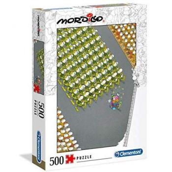 Clementoni- Puzzle 500 Piezas Mordillo : The Match