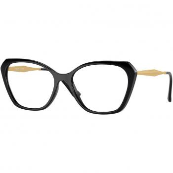 Vogue Eyewear VO5522 W44 Women's Eyeglasses Black Size 52 - Blue Light Block Available