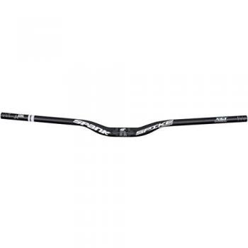 Spank Spike 800 Race Bar, Vibro Core, XGT, 31.8 mm Manillar, Unisex, Spike 800 Race Bar, VIBRO Core, XGT, 31.8 mm, Blanco/Negro, 15 mm