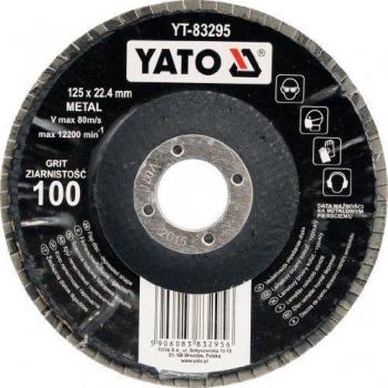 YATO YT-83294 - disco de láminas - deprimidas de fibra de vidrio de forma que respaldan la arena 125mm 80