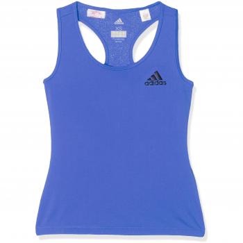 adidas Yg Train Tank Camisa de Golf, Niñas, Azul