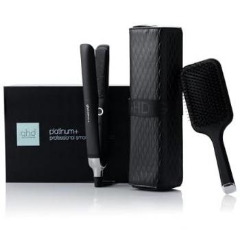 Set de Regalo GHD Platinum+ - Plancha Inteligente para Cabello con Cepillo y Neceser Resistente al Calor, Edición Limitada 2024