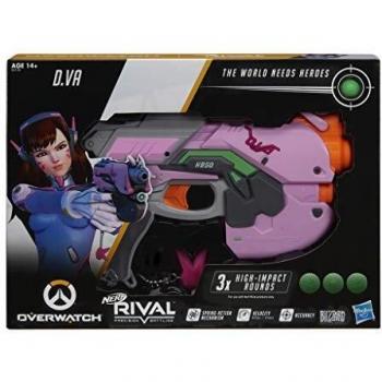 Nerf- Rival Overwatch D.Va y 3 recargas