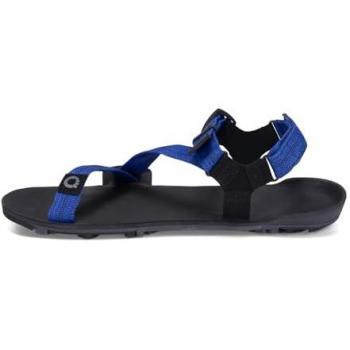 Sandalias Minimalistas de Senderismo Xero Shoes Z-Trail EV Azul y Negro, Caída Cero, Puntera Ancha para Hombre