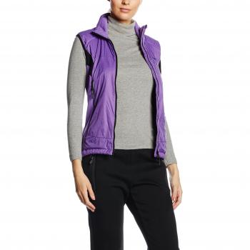 Chaleco Trangoworld Pyrka Mujer XS Lavanda Profundo / Negro