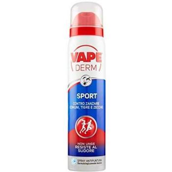Vape Derm Sport - Spray Repellente Zanzare, 100ml