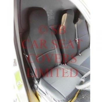 Para adaptarse a un Ford Transit 2012Van, fundas de asiento, Emporium Tejido Negro