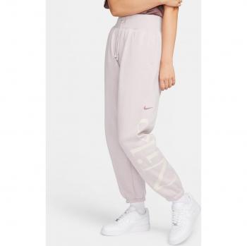 Pantalón Chándal de Mujer Nike Phoenix Fleece Malva, Talla XS