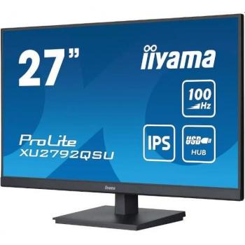 Monitor LED IIYAMA XU2792QSU-B6 27inch ETE IPS-panel 2560x1440 100Hz