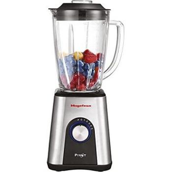 Licuadora MAGEFESA PIVOT con una potencia de 1000W, 5 velocidades + pulsador, función turbo, cuchillas fabricadas de acero inoxidable y Función pica hielo. 1,8L de capacidad
