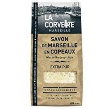 LA CORVETTE JABON Marsella VIRUTAS 750g, Negro, Estandar