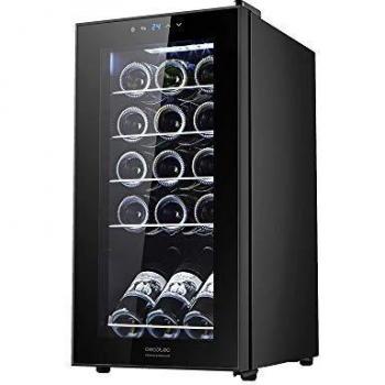 Cecotec Vinoteca GrandSommelier 15000 Black Compressor. 15 Botellas, Compresor, Alto Rendimiento garantizado, Temperatura Regulable