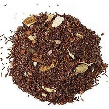 Aromas de Té - Infusión Rooibos Fantasía De Otoño - Té Rooibos - Con Jengibre, Canela, Cáscara de Naranja, Pétalos de Rosa, Clavo, Pimienta Negra y Cardamomo - Sin Teína - 20 Pirámides.