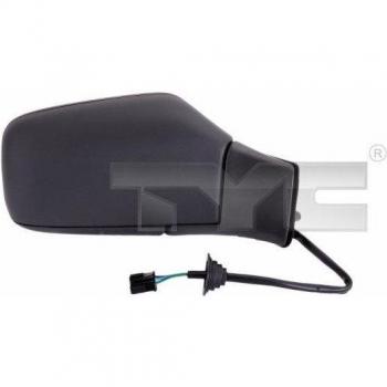 Espejo retrovisor TYC 338-0007, espejo lateral para automóvil, con diseño específico para cada modelo de vehículo, incluye cristal plano y carcasa en color negro, fácil instalación y ajuste manual
