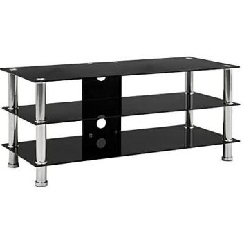 vidaXL Mueble para el televisor de vidrio templado 90x40x40 cm