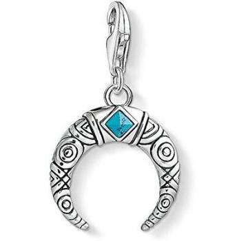 Thomas Sabo - Colgante de Mujer Colmillo de tigre maorí Charm Club, Plata de Ley 925, Plateado