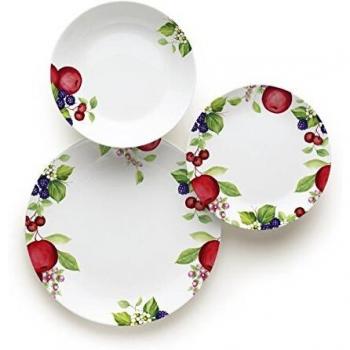 Excelsa Brunch Time Set Vajilla 18 Uds. Apple Blanco/Multicolor