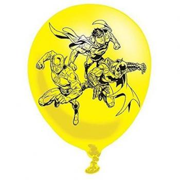 Amscan 9900901 - Globos de látex de la Liga de la Justicia