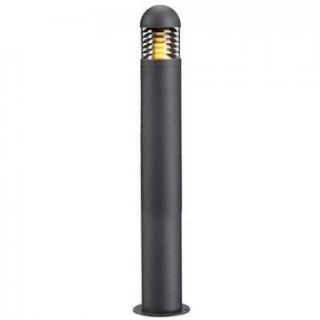 KURT Linterna de Jardín Gris con 1 Bombilla de Metal para Iluminación de Senderos