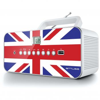 Muse M-28 UK Radio CD / MP3 Multicolor USB portátil