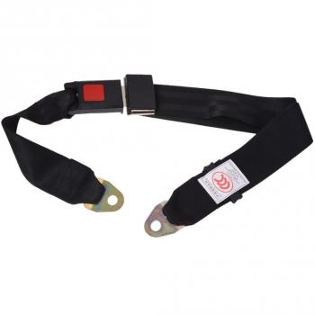 SODIAL(R) Cinturon de Seguridad para Coche Universal Color Negro